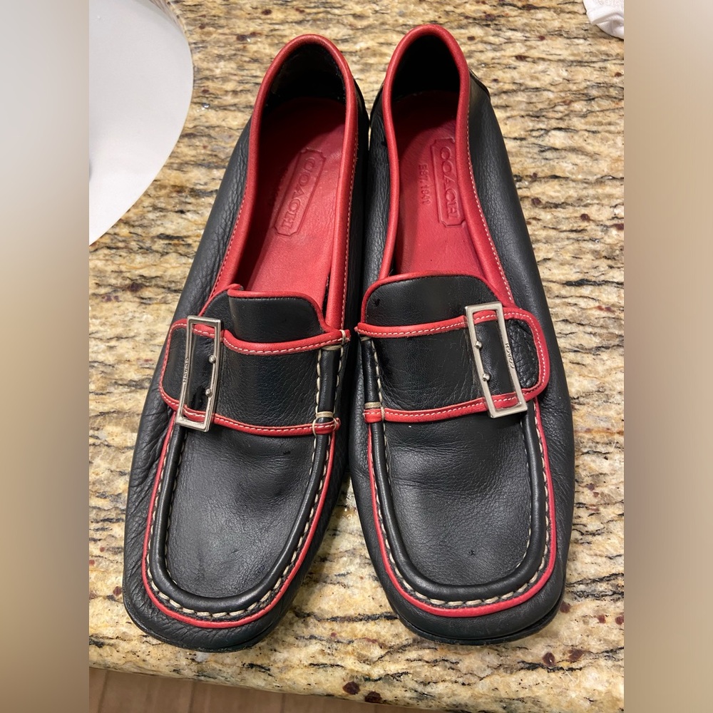 90’s Coach Italian women’s loafers shoes size 6.5